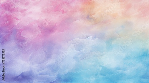 Pastel Watercolor Rainbow Texture Background