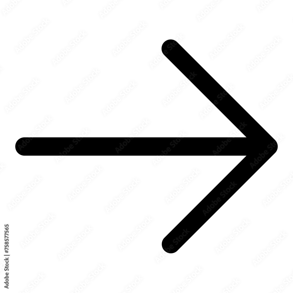 Right arrow icon in outline style. Simple direction symbol vector illustration — pixel-perfect icon. Right arrow icon in outline style. Simple direction symbol vector illustration — pixel-perfect icon.