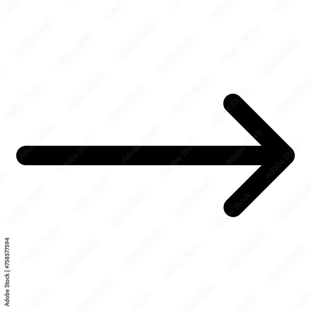 Right arrow icon in outline style. Simple direction symbol vector illustration — pixel-perfect icon. Right arrow icon in outline style. Simple direction symbol vector illustration — pixel-perfect icon.