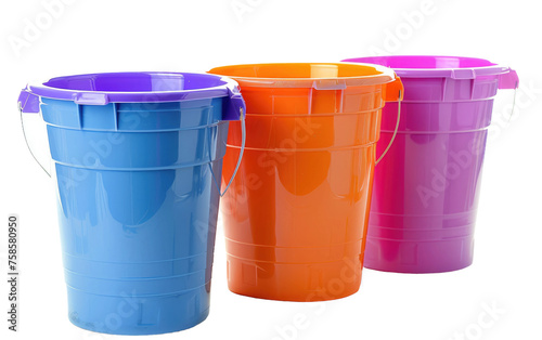 Synthetic Bucket isolated on transparent Background © aneeb