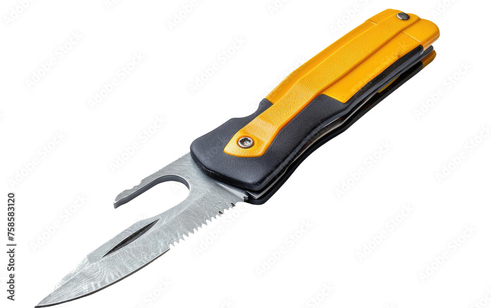 Folding Blade Utility Knife isolated on transparent Background Folding Blade Utility Knife isolated on transparent Background
