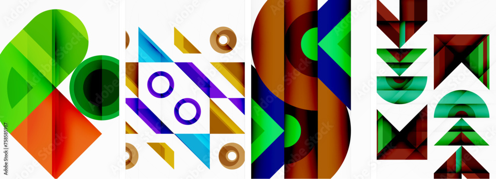 Triangle wallpaper or poster background design Triangle wallpaper or poster background design