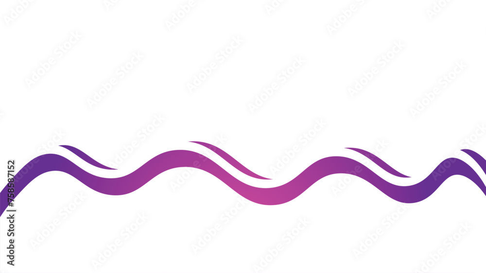 Purple wave element vector image for backdrop or presentation Purple wave element vector image for backdrop or presentation