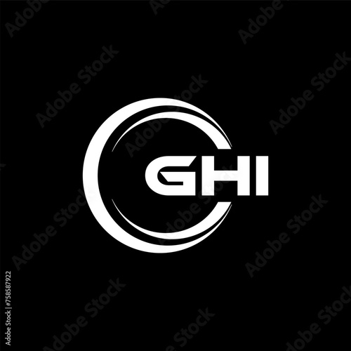 GHI Logo Design, Inspiration for a Unique Identity. Modern Elegance and Creative Design. Watermark Your Success with the Striking this Logo.