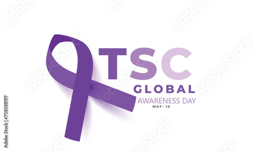 Tuberous Sclerosis Complex awareness day. background, banner, card, poster, template. Vector illustration.
