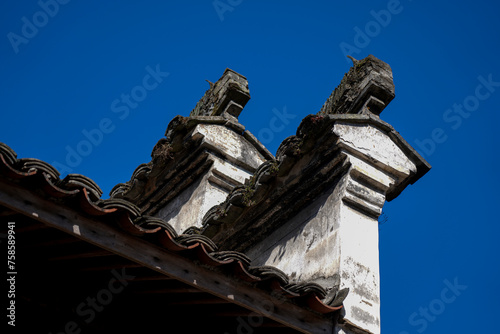 Houses from the late Qing Dynasty in Asia