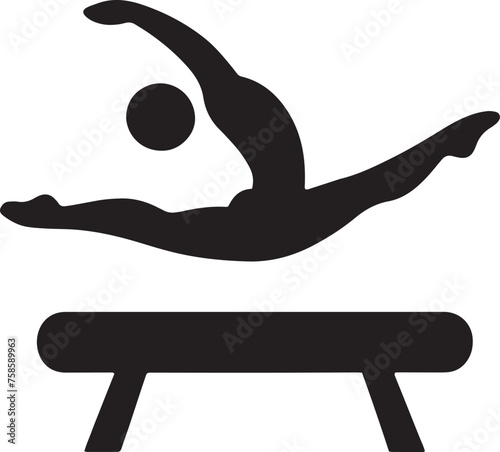 Gymnastics Balance Beam Icon