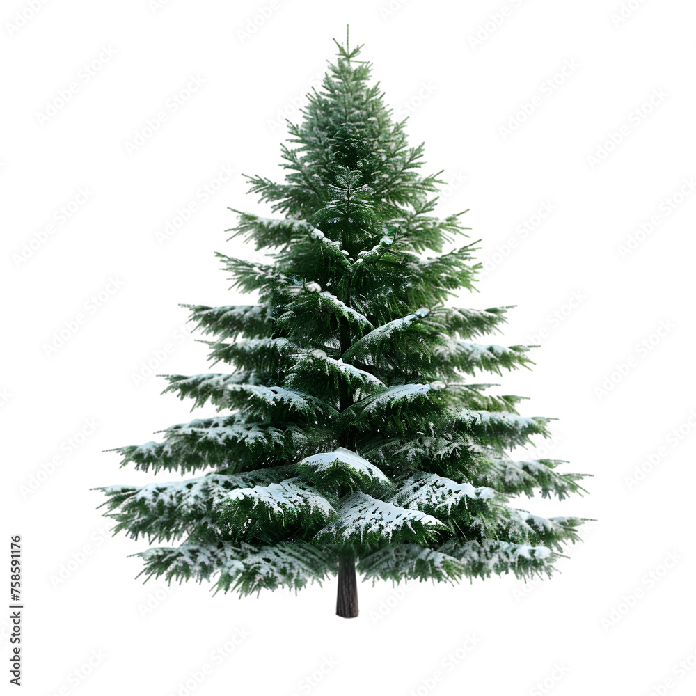 Fir tree on isolated background Fir tree on isolated background