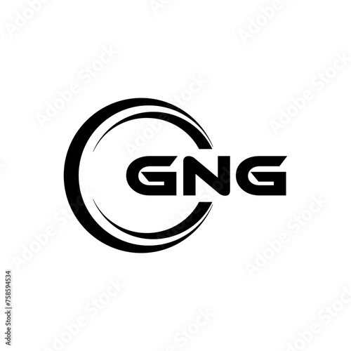 GNG Logo Design, Inspiration for a Unique Identity. Modern Elegance and Creative Design. Watermark Your Success with the Striking this Logo. photo