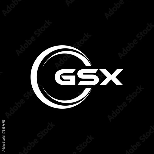 GSX Logo Design, Inspiration for a Unique Identity. Modern Elegance and Creative Design. Watermark Your Success with the Striking this Logo. photo