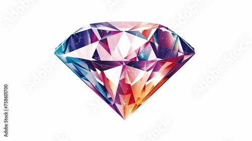 Realistic gemstone. Style  treasure  wealth  decoration  jeweler  gems  emeralds  sapphires  diamond  ruby  sapphire  emerald  pearl. Generated by AI