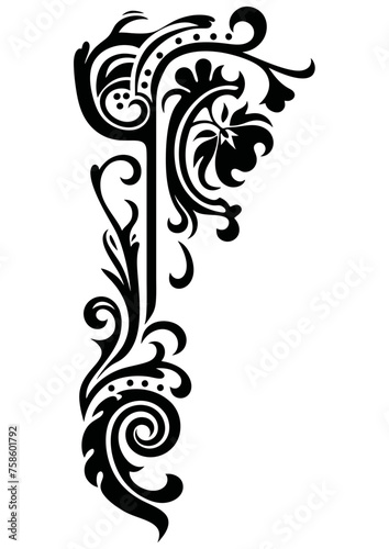 Art Nouveau Corners and Frames Graphic Accents, vector illustration, vintage elements 