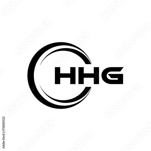 HHG Logo Design, Inspiration for a Unique Identity. Modern Elegance and Creative Design. Watermark Your Success with the Striking this Logo. photo