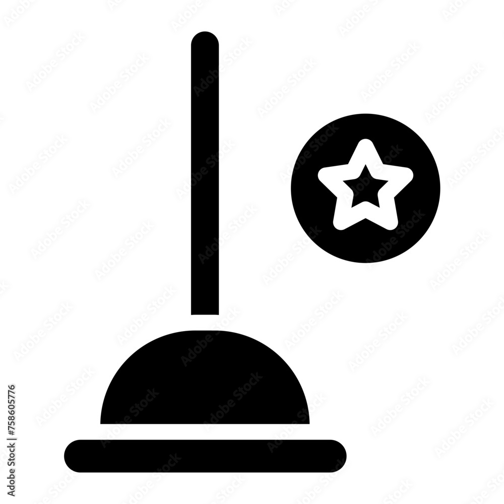 Naklejka premium plumber glyph icon