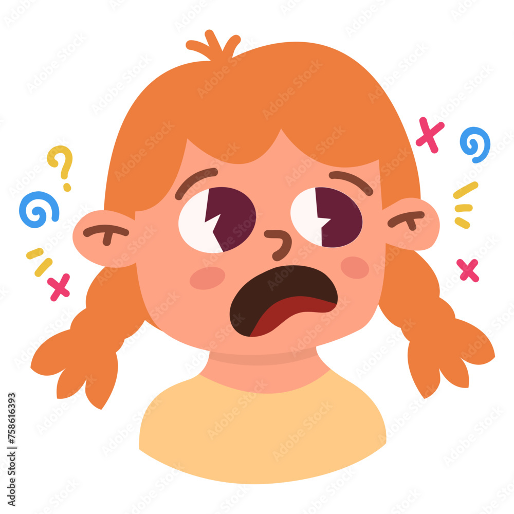 Obraz premium Cute Avatar Girl Illustration