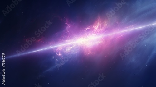 Ethereal purple galaxy image with ample creative space for inspirational design and graphics © Victor