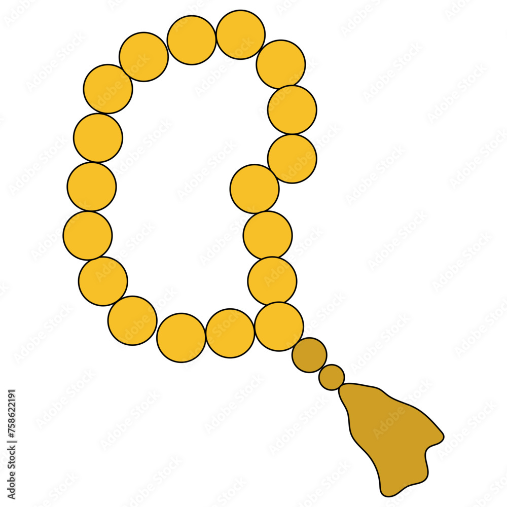 Obraz premium Eid Mubarak Ramadan Element Illustration