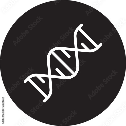 genetic glyph icon