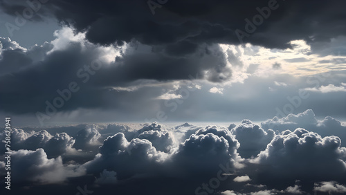 black clouds clouds background of black color bottomless clouds photo