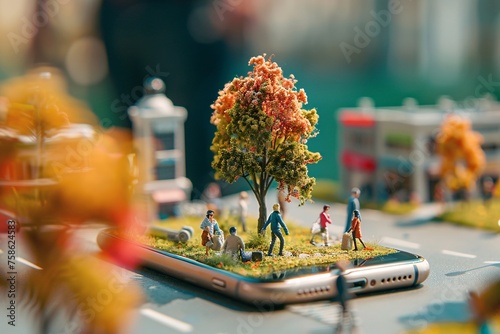 A vibrant miniature world where your product reigns supreme