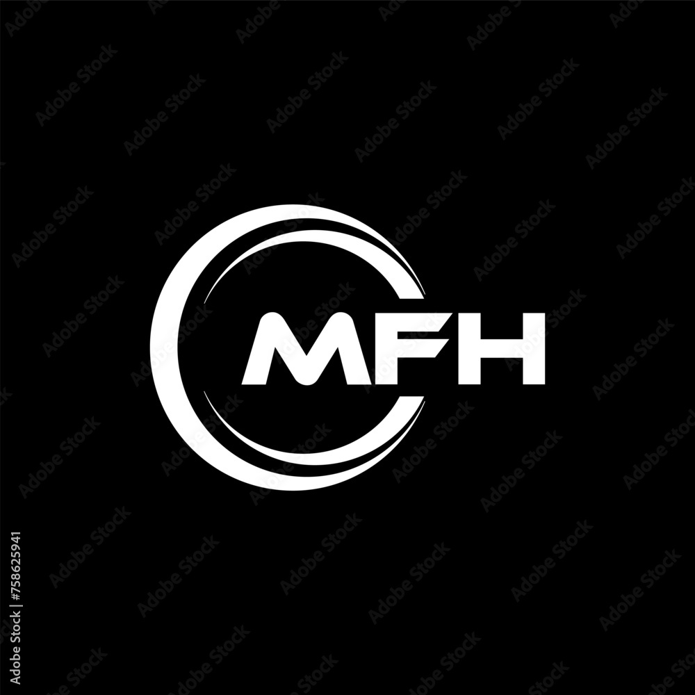 MFH Logo Design, Inspiration for a Unique Identity. Modern Elegance and Creative Design. Watermark Your Success with the Striking this Logo.