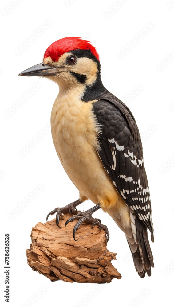 Fototapeta premium Woodpecker isolated on transparent background