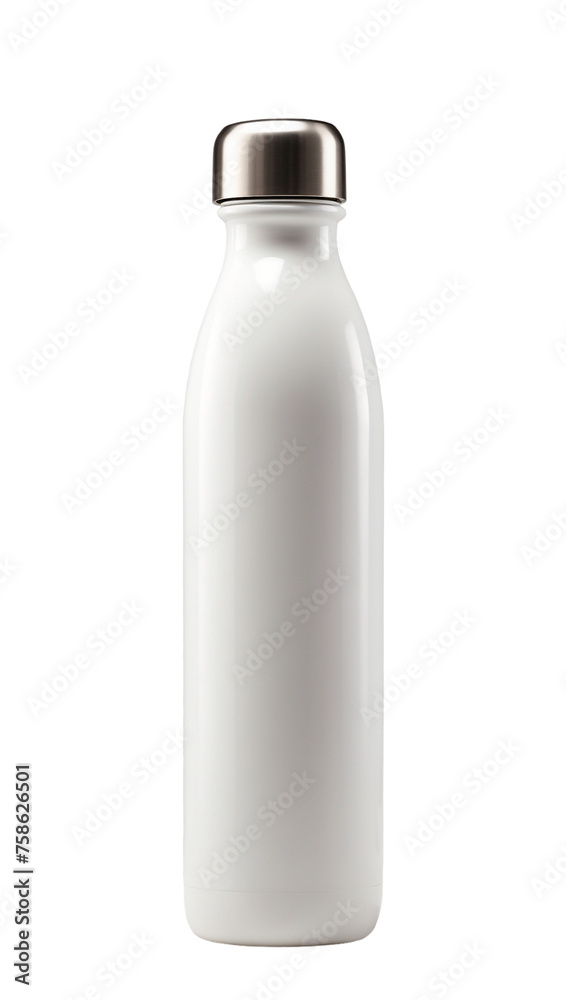 white plastic bottle isolated on transparent background white plastic bottle isolated on transparent background