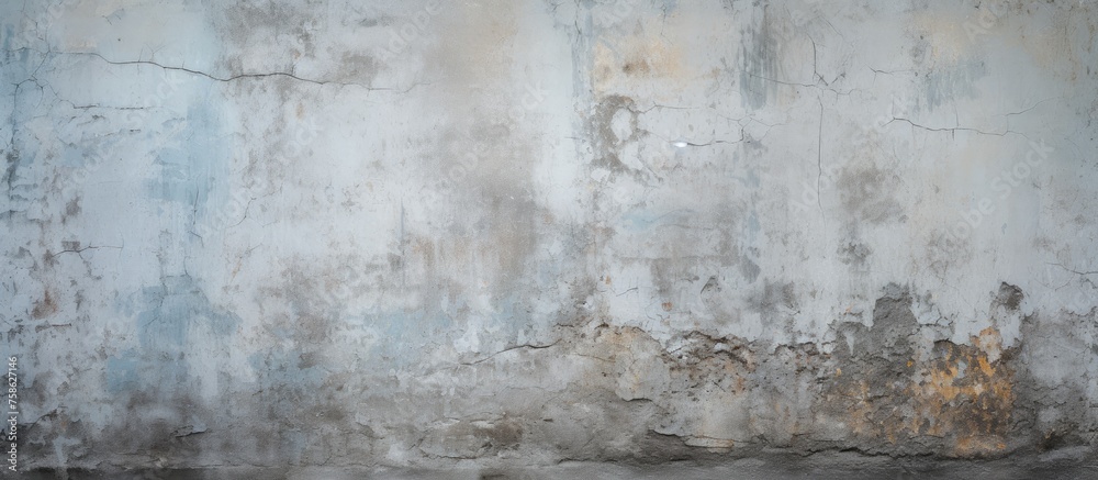 A detailed closeup of a concrete wall with various stains, showcasing a mix of textures and patterns. Combining history, art, and visual arts in a unique composite material A detailed closeup of a concrete wall with various stains, showcasing a mix of textures and patterns. Combining history, art, and visual arts in a unique composite material