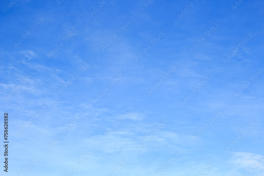 Beautiful blue sky and clouds background