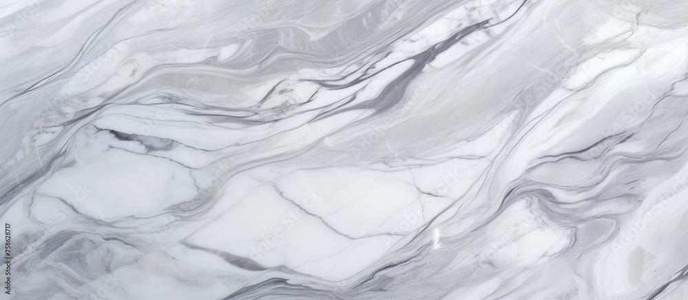 Obraz premium Natural white marble texture for interior and exterior home decoration.