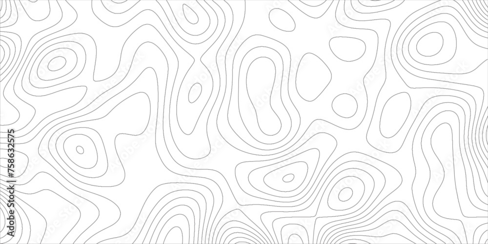 Topographic map background with geographic line map with elevation assignments.Modern design with White topographic wavy pattern design. Paper Texture Imitation of a Geographical map shades .	
 - obrazy, fototapety, plakaty 