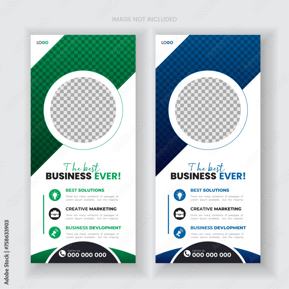 Stylish Modern corporate creative business strategy usable dl flyer or rack card design template. Stylish Modern corporate creative business strategy usable dl flyer or rack card design template.