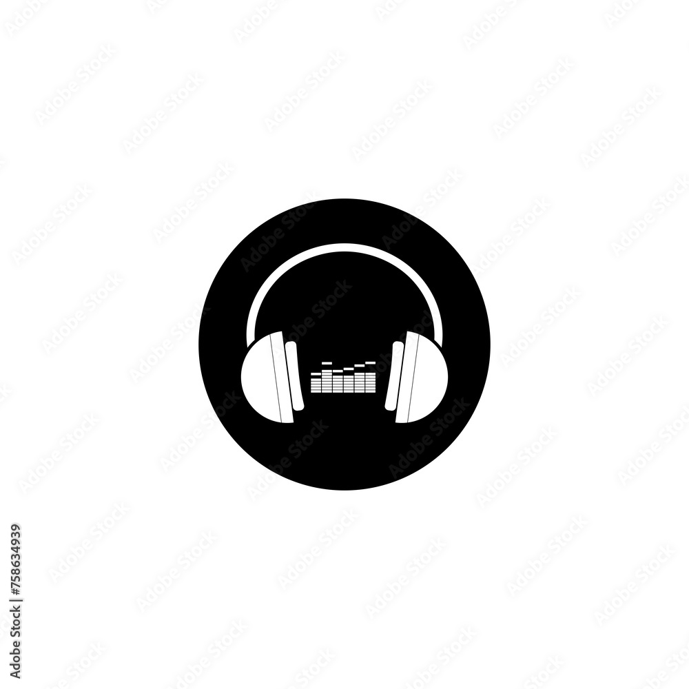 Music icon isolated on transparent background Music icon isolated on transparent background