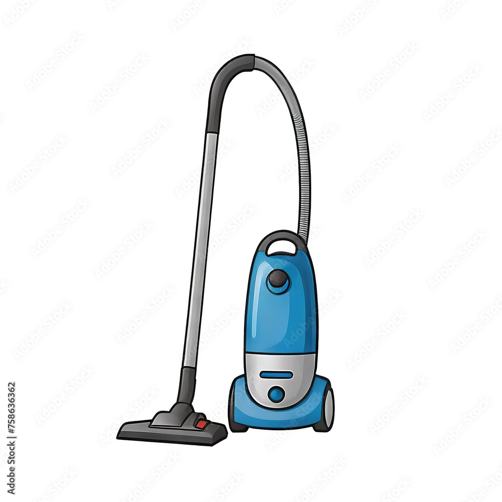 Vacuum Cleaners Hand Drawn Cartoon Style Illustration Vacuum Cleaners Hand Drawn Cartoon Style Illustration