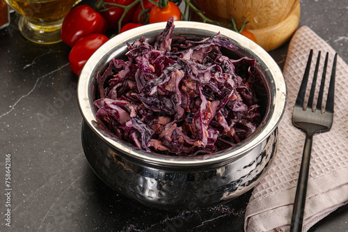 Coleslaw salad with cabbage and carrot