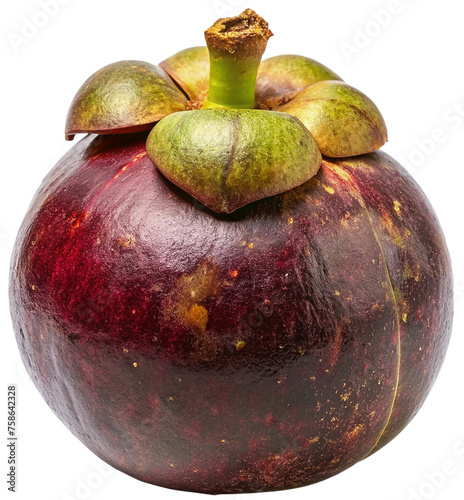 illustration of mangosteen, generative ai