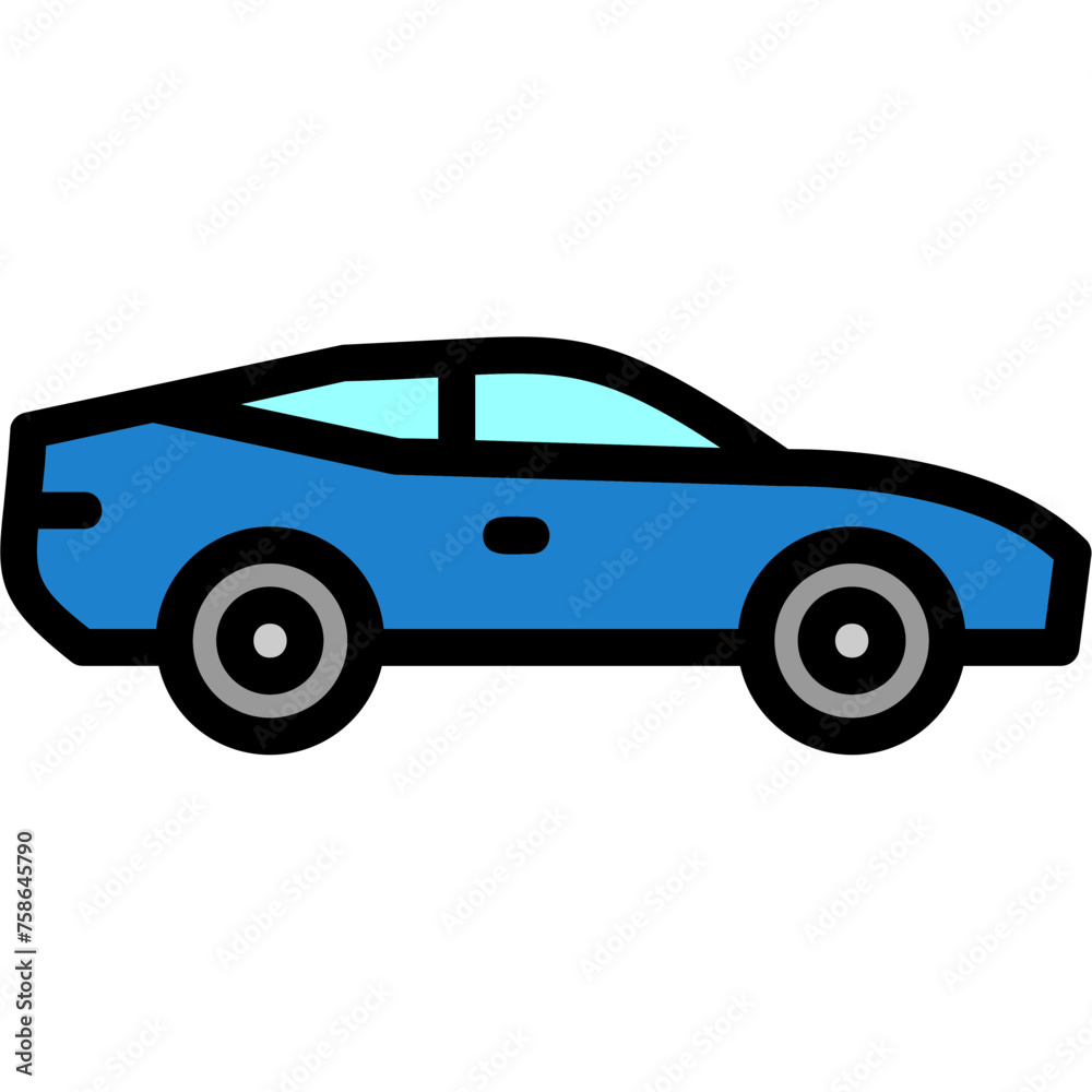 Fototapeta premium Car Icon