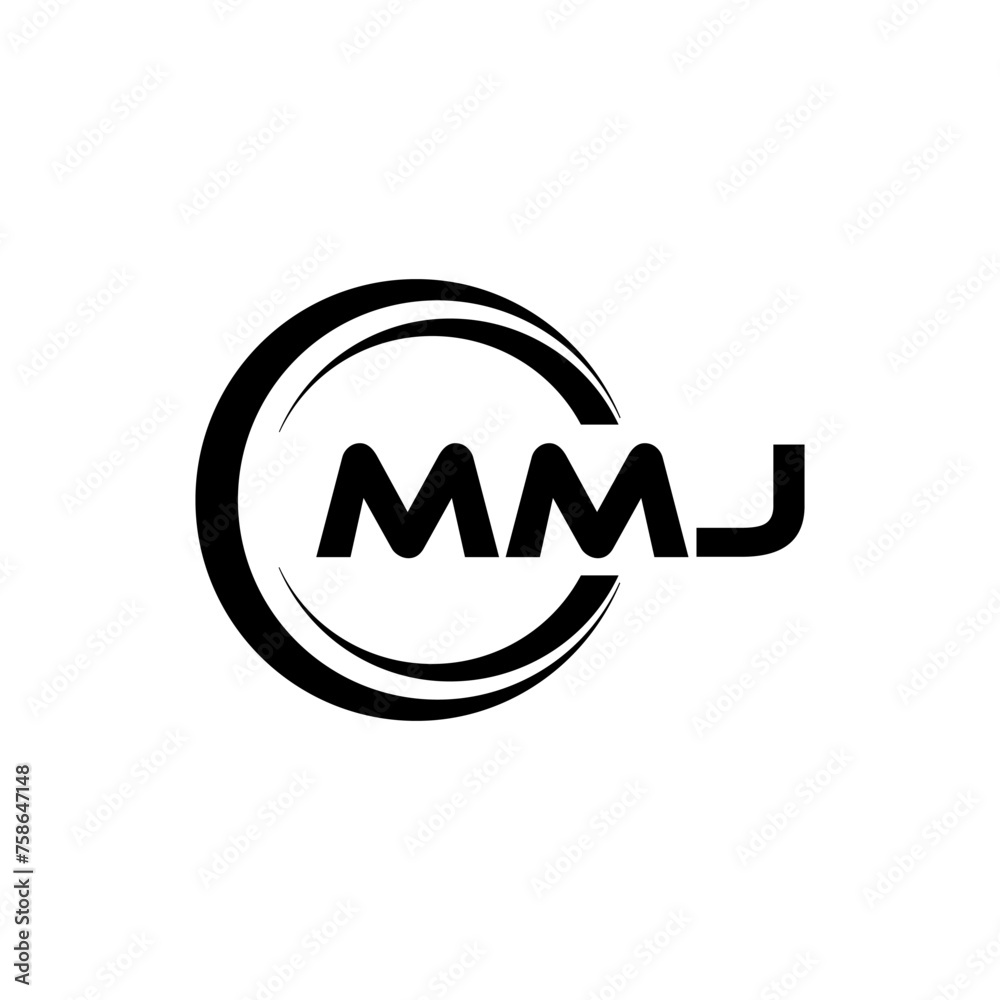 MMJ Logo Design, Inspiration for a Unique Identity. Modern Elegance and Creative Design. Watermark Your Success with the Striking this Logo.