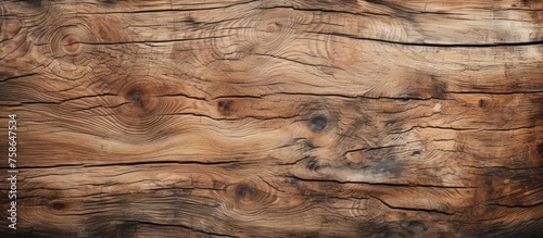 A closeup shot capturing the intricate pattern of a hardwood surface, featuring rich brown hues and a blurred background, showcasing the natural beauty of wood formation