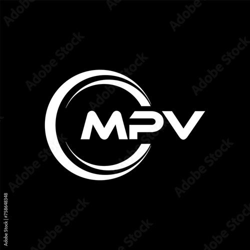 MPV Logo Design, Inspiration for a Unique Identity. Modern Elegance and Creative Design. Watermark Your Success with the Striking this Logo.