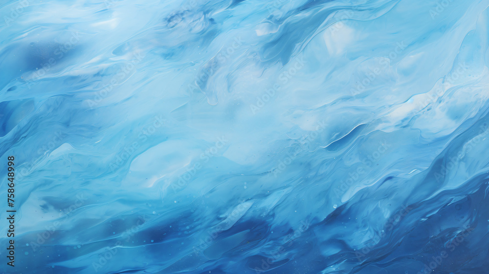 Blue oil painting background 