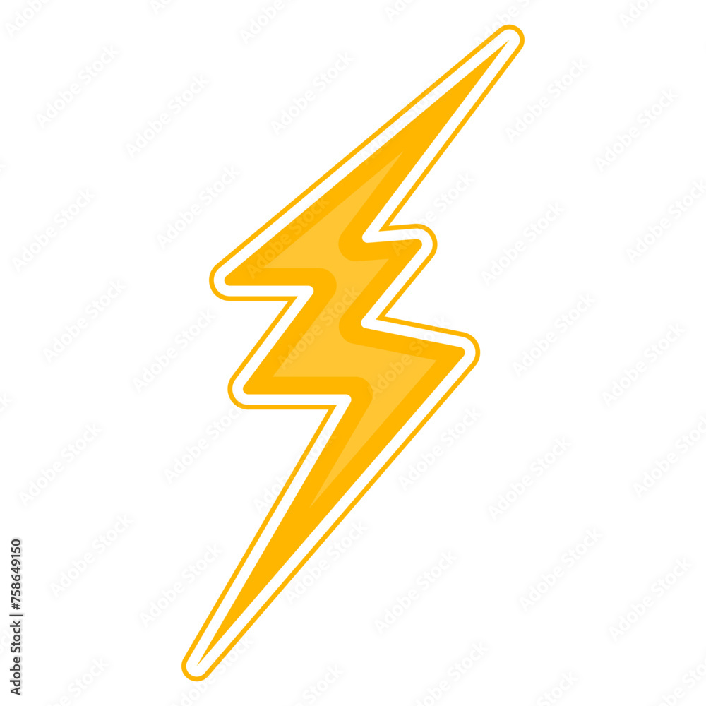 Thunderbolt Lightning Element Vector Thunderbolt Lightning Element Vector