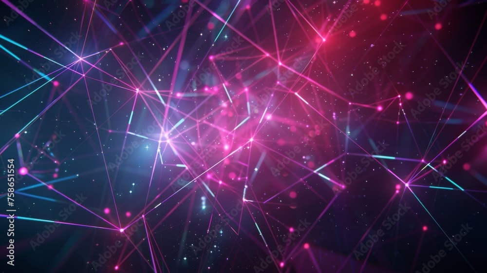 abstract glowing vibrant line geometric constellation background abstract glowing vibrant line geometric constellation background