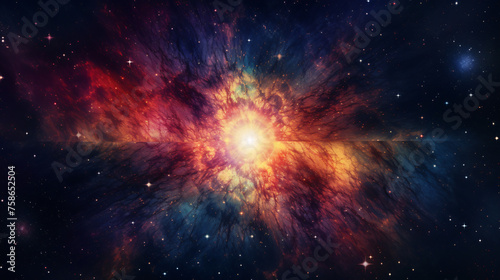 Celestial Kaleidoscope Redux Nebulaic Hues 