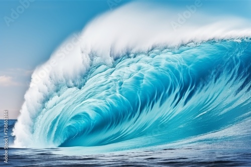 incredibly beautiful ocean wave