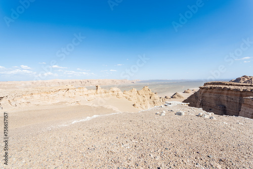 Landscape of Yadan  the Five Fort Devil City in Hami  Xinjiang  China