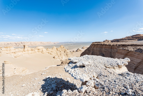 Landscape of Yadan, the Five Fort Devil City in Hami, Xinjiang, China