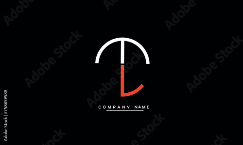 ML, LM, M, L Abstract Letters Logo Monogram