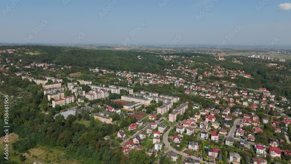 Beautiful Landscape Przemysl Aerial View Poland Beautiful Landscape Przemysl Aerial View Poland