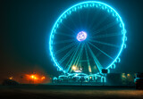 ferris wheel at night country